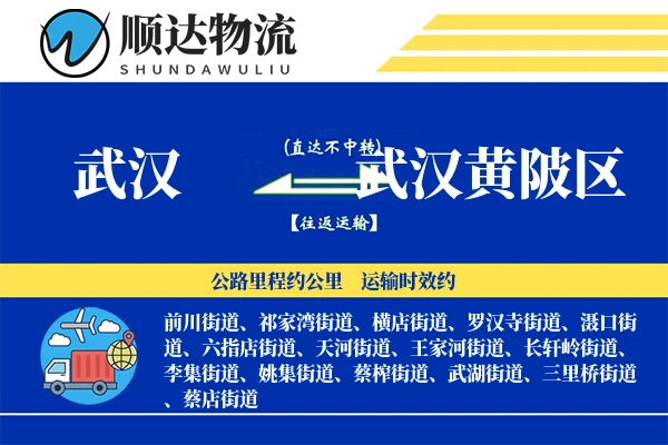 武汉黄陂区物流公司_武汉黄陂区货运公司