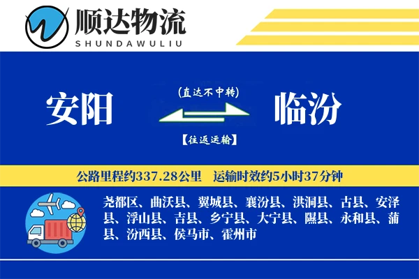 安阳到临汾物流公司