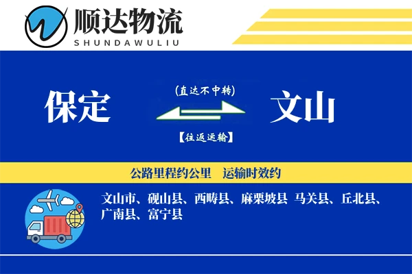 保定到文山物流公司