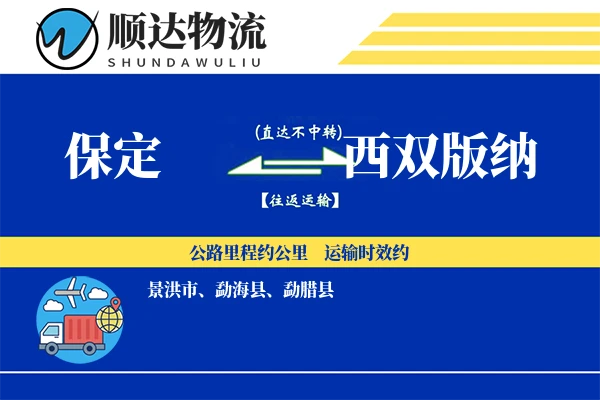 保定到西双版纳物流公司