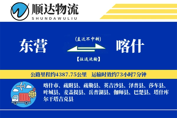 东营到喀什物流公司