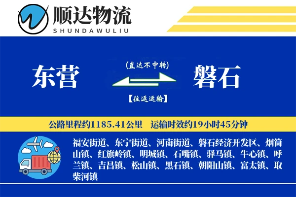 东营到磐石物流公司