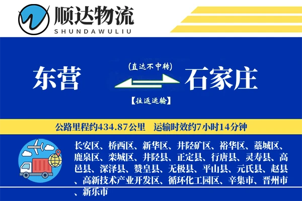 东营到石家庄物流公司