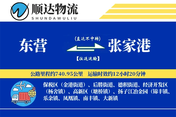 东营到张家港物流公司
