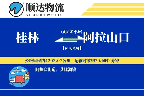 桂林到阿拉山口物流公司
