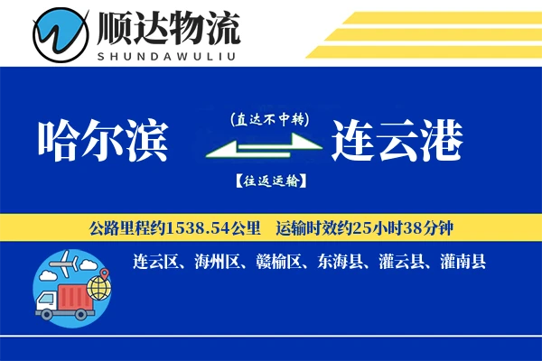 哈尔滨到连云港物流公司