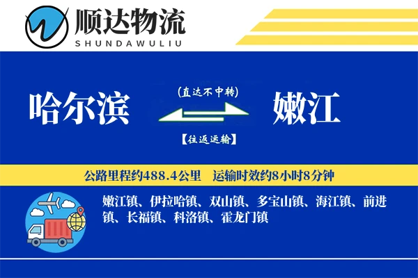哈尔滨到嫩江物流公司
