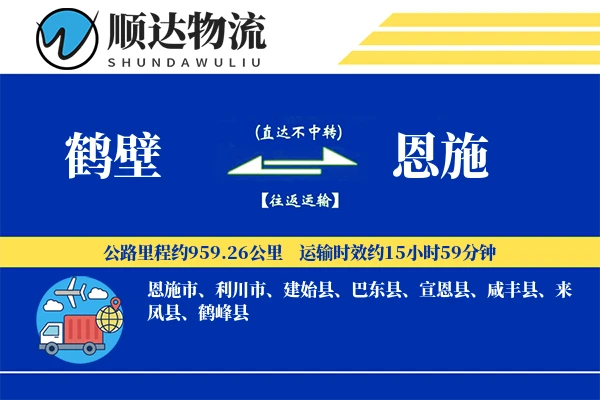 鹤壁到恩施物流公司-仓储货运专线「成本效益」