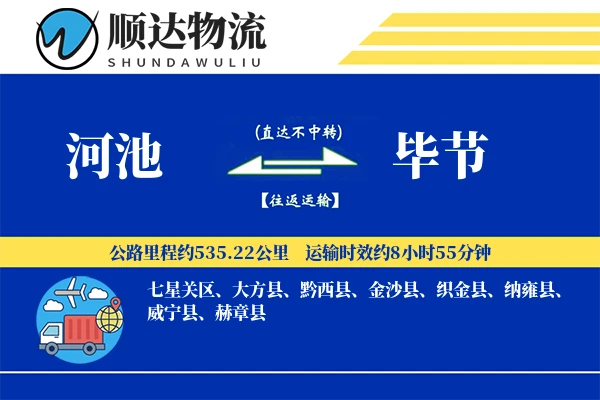 河池到毕节物流公司