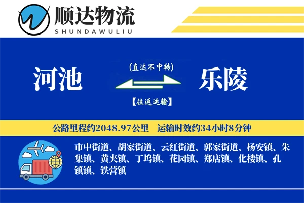 河池到乐陵物流公司-冷链货运专线「项目物流」