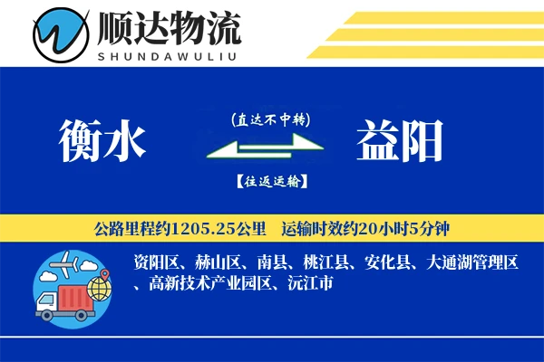 衡水到益阳物流公司