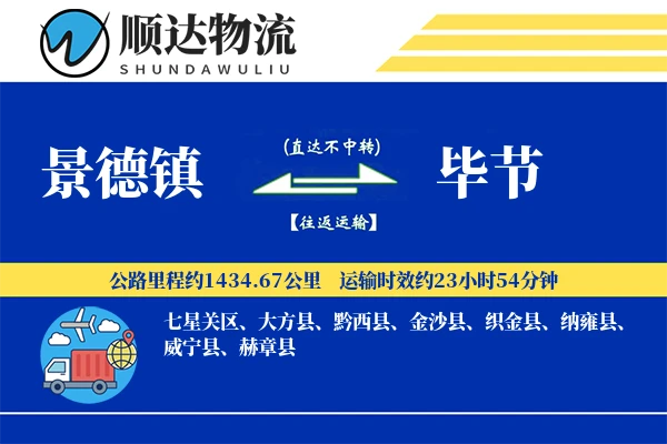 景德镇到毕节物流公司