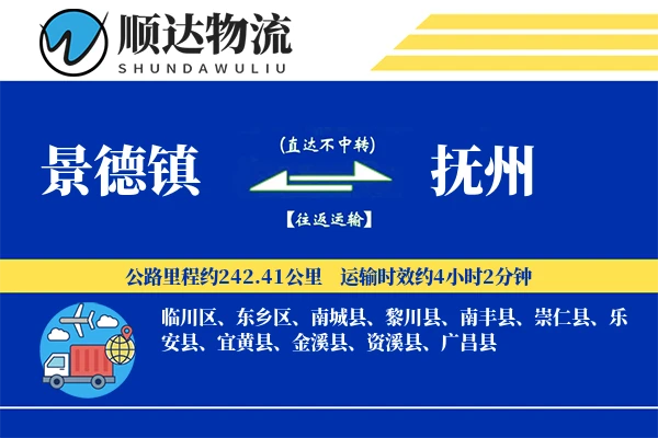 景德镇到抚州物流公司