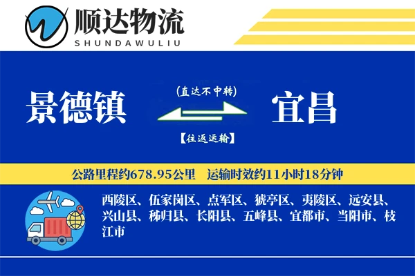 景德镇到宜昌物流公司
