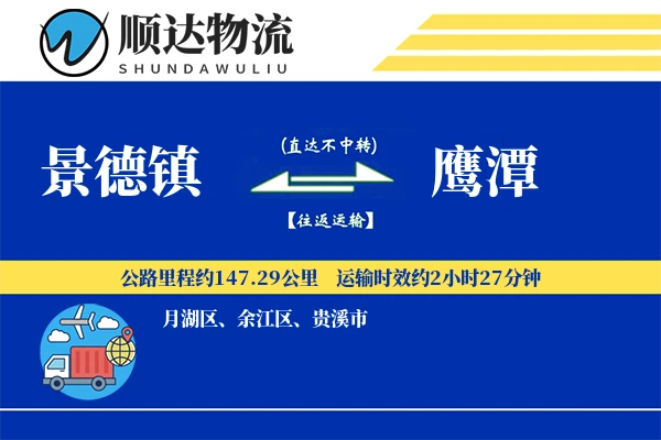 景德镇到鹰潭物流公司