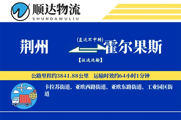 荆州到霍尔果斯物流公司-搬家货运专线「跨境物流」