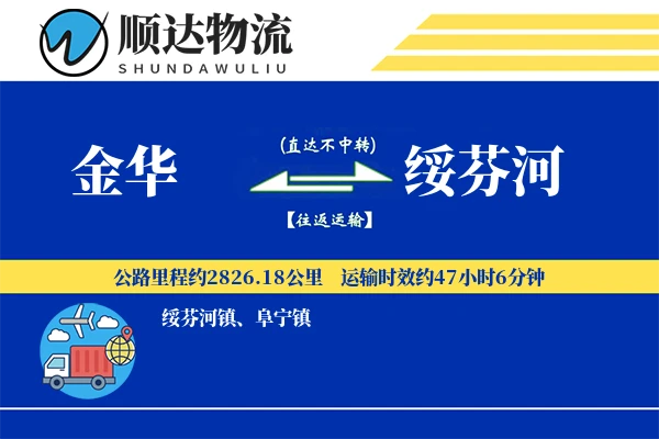 金华到绥芬河物流公司-包车货运专线「丢损赔偿」
