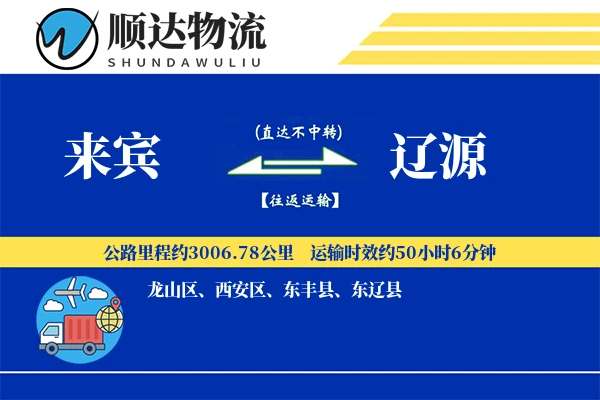 来宾到辽源物流公司