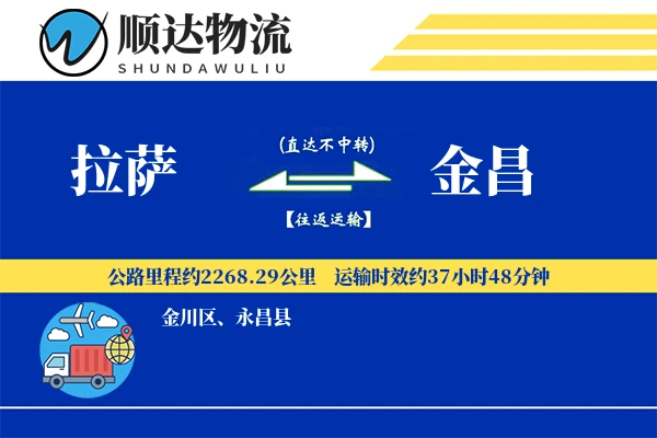 拉萨到金昌物流公司-包装运输专线「GPS定位」