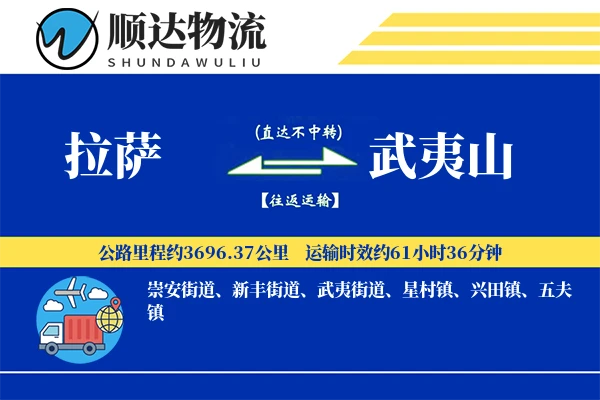拉萨到武夷山物流公司