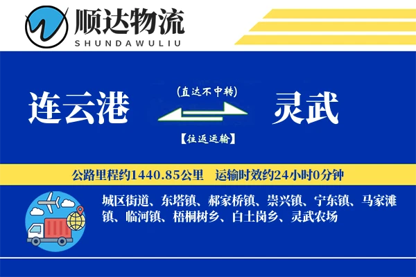 连云港到灵武物流公司-电商货运专线「智能追踪」