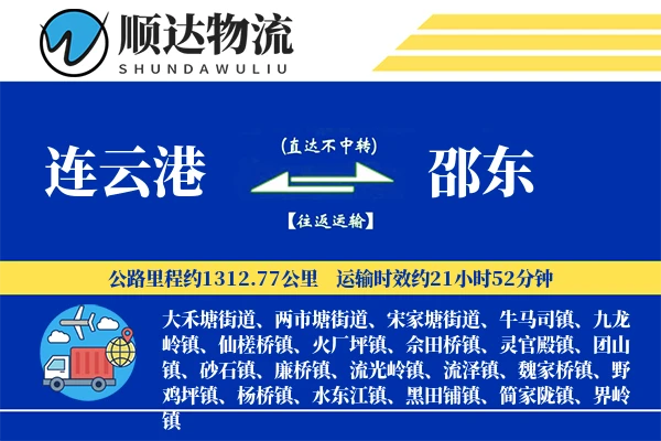 连云港到邵东物流公司-逆向货运专线「定制化方案」