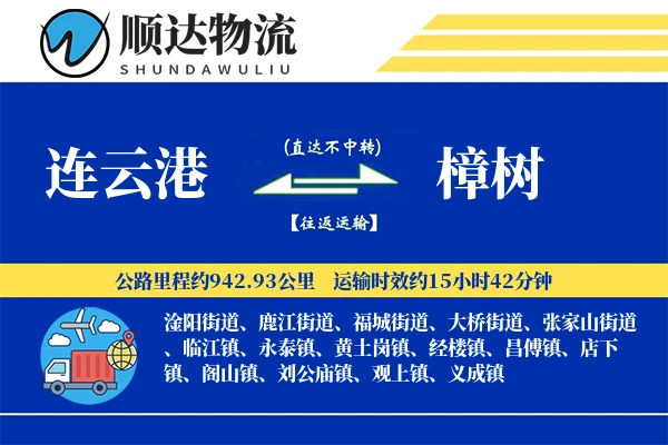 连云港到樟树物流公司