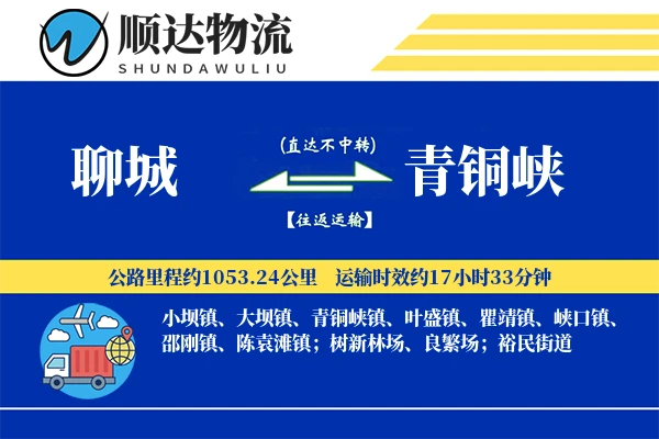 聊城到青铜峡物流公司