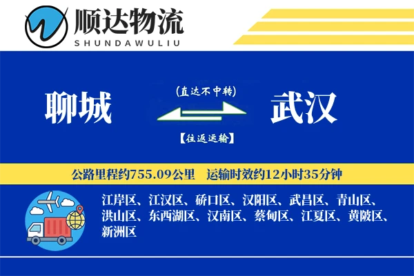 聊城到武汉物流公司