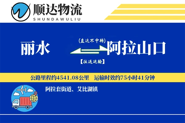 丽水到阿拉山口物流公司