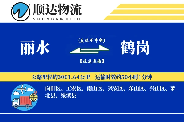 丽水到鹤岗物流公司