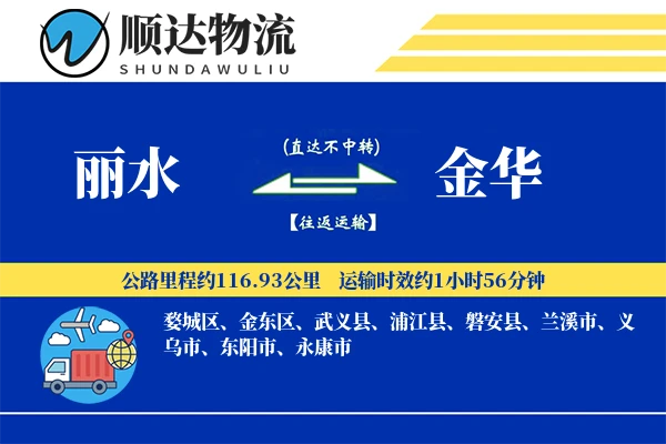 丽水到金华物流公司