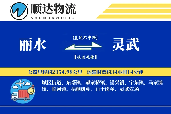 丽水到灵武物流公司