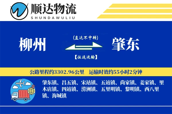 柳州到肇东物流公司