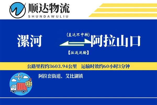 漯河到阿拉山口物流公司