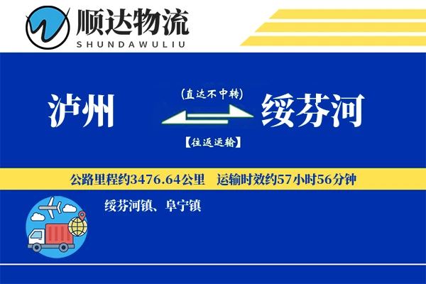 泸州到绥芬河物流公司