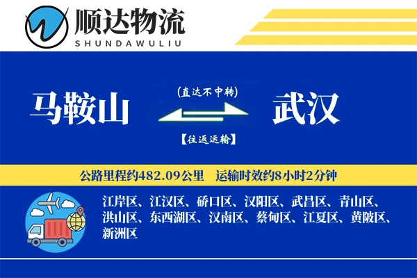 马鞍山到武汉物流公司