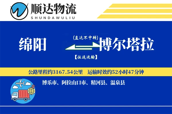 绵阳到博尔塔拉物流公司