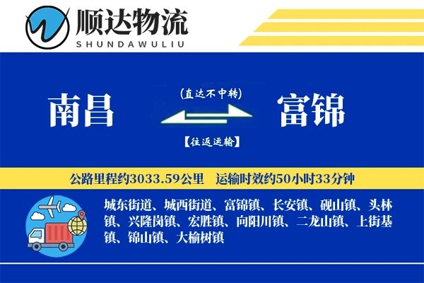 南昌到富锦物流公司-搬家物流专线「仓储管理」