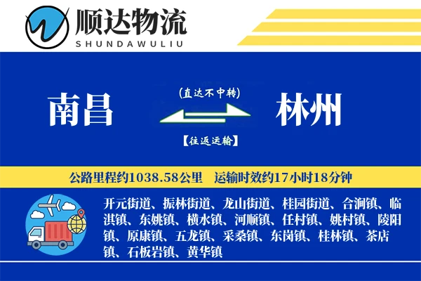 南昌到林州物流公司-重货物流专线「智能追踪」