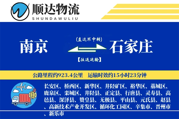 南京到石家庄物流公司