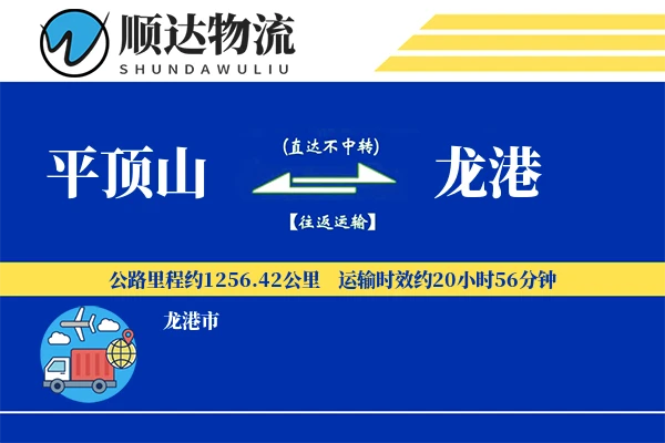 平顶山到龙港物流公司