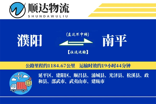 濮阳到南平物流公司-逆向物流专线「增值服务」