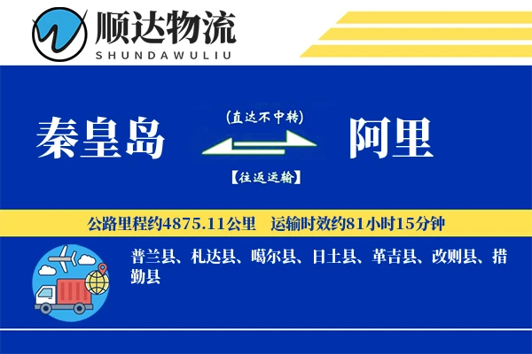 秦皇岛到阿里物流公司-搬家运输专线「仓储管理」
