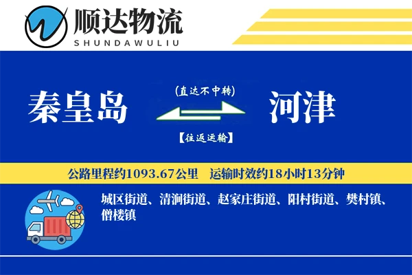 秦皇岛到河津物流公司