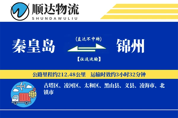 秦皇岛到锦州物流公司