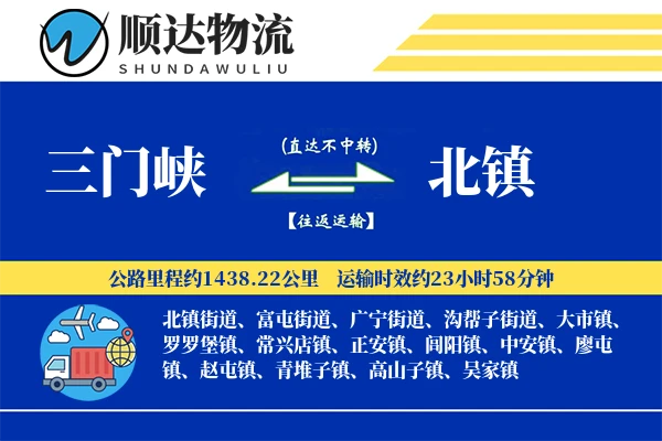 三门峡到北镇物流公司-整车运输专线「成本效益」