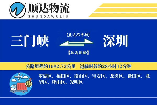 三门峡到深圳物流公司