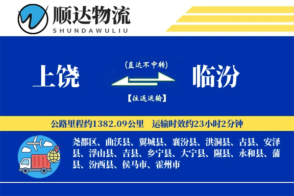 上饶到临汾物流公司