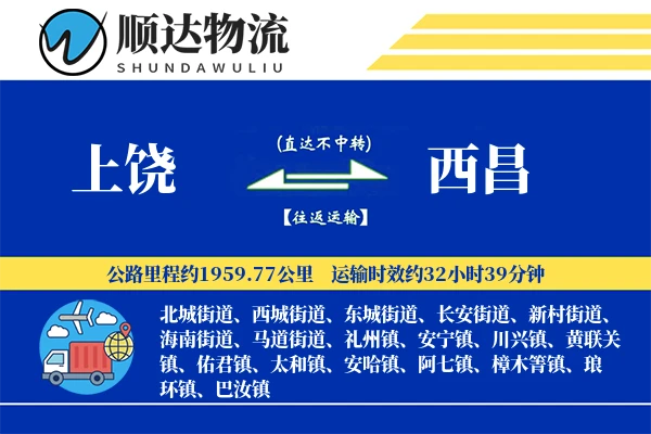 上饶到西昌物流公司-整车物流专线「智能物流」